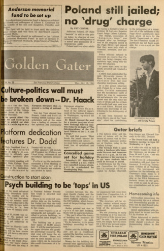 Golden Gater 15 October 1962 thumbnail