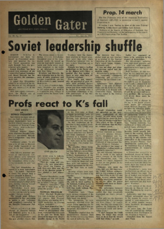 Golden Gater 16 October 1964 thumbnail