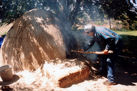 Montoya farm, Community horno baking 045 thumbnail