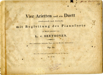 Four Arietten and a Duet, op. 82 thumbnail