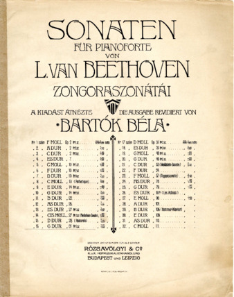 Piano Sonata no. 16 in G major, op. 31, no. 1, edited by Bartók thumbnail