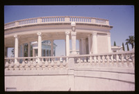 San Simeon, grounds, Neptune Pool, colonnade, temple facade thumbnail