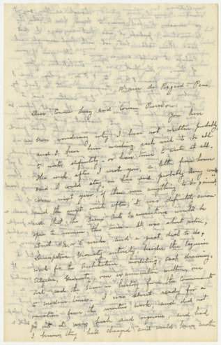 Letter from Julia Morgan to Cousin Lucy and Cousin Pierre Le Brun, July 19, 1897 thumbnail
