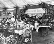 Tables of flowers at a county fair thumbnail