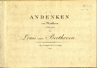 Andenken, WoO 136 thumbnail