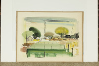 Stylized Fields, Fences, And Trees thumbnail