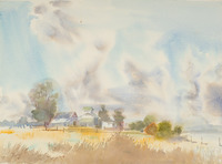 Farm and clouds thumbnail