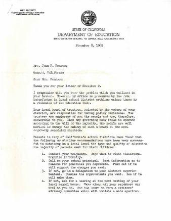 Letter to John P. Pearson thumbnail