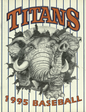 1995 Baseball Program thumbnail