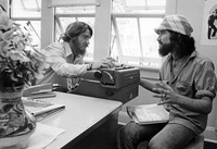 Lou Encinger and an unidentified male. thumbnail