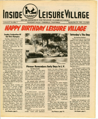 Inside Leisure Village Vol. 5 No. 7 thumbnail