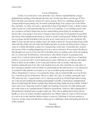 Ammunah Othman Narrative on COVID-19 thumbnail