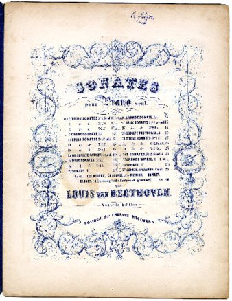 Sonates pour piano seul ... op. 26 ... par Louis van Beethoven. thumbnail