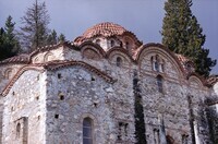 Aphendiko, or Church of the Hodegetria, at the Vrontochion Monastery thumbnail
