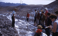 Professor and students at Salt Creek in Death Valley thumbnail