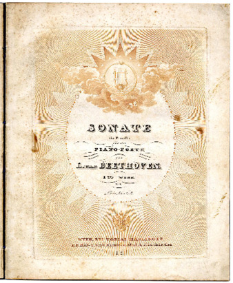 Sonate (in F-moll) für das Piano-Forte von L. van Beethoven. 1tes Werk. No. 2 ... thumbnail
