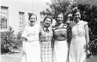 Students during the second six weeks of the 1934-35 Spring quarter. thumbnail