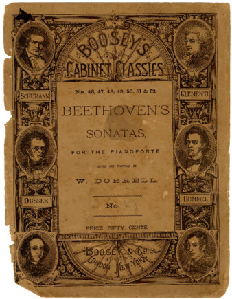 Beethoven's sonatas for the pianoforte edited and fingered by W. Dorrell thumbnail