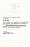 Letter to President Handel Evans from former Assemblyman Burt Henson, 1998 thumbnail