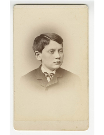 Portrait photograph of an unidentified male child (Boston, MA) thumbnail