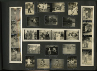 [Fred Louis scrapbook page, family and friends] thumbnail