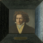 Beethoven portrait possibly based on the portrait by Kloeber thumbnail