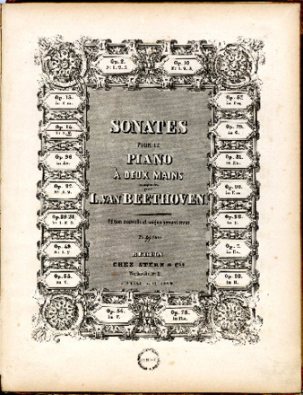 Sonates pour le piano à deux mains [op. 14 no. 2] composées par L. van Beethoven. Edition nouvelle et soigneusement revue thumbnail
