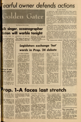 Golden Gater 26 October 1962 thumbnail