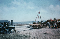 Colored Penny Postcard of Early Farm Scene in Ventura County thumbnail