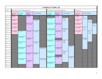 SP 05-10 Schedule Template thumbnail