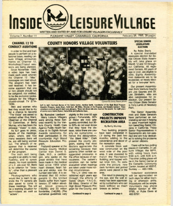 Inside Leisure Village Vol. 6 No. 12 thumbnail