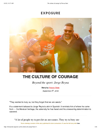 The culture of courage thumbnail