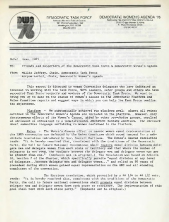 Friends and Supporters of the Democratic Task Force and Democratic Women's Agenda thumbnail