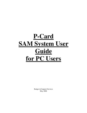 P-Card SAM System User Guide for PC Users thumbnail