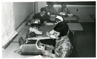 [Agricultural Business Management students with calculator] thumbnail