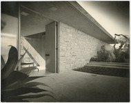 [Jorgensen residence, entry door and stone wall] thumbnail