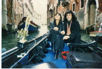 Michele and a friend on a gondola thumbnail