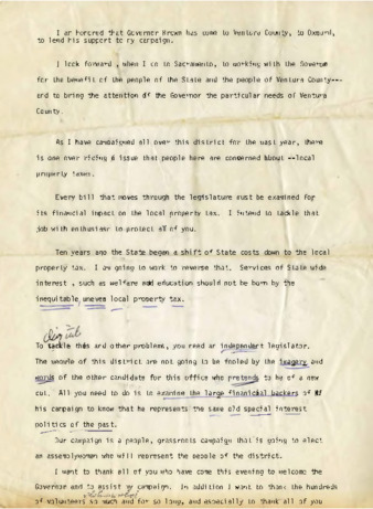 Jane Tolmach Speech thumbnail