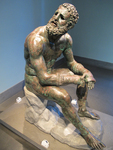 Pugilist Reposing | Boxer of Quirinal | Seated Boxer thumbnail