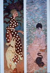Women in a Garden (Panels I & II) thumbnail
