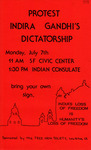 Protest Indira Gandhi's dictatorship. thumbnail
