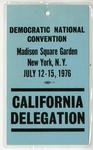 Democratic National Convention 1976 badge thumbnail