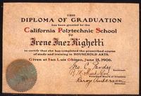 Irene Righetti's Diploma thumbnail