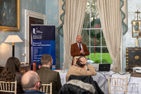 Dr. Chris McGonigle speaking at the Steinbeck Ireland Symposium. thumbnail