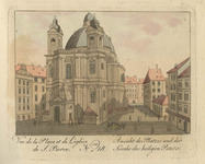 View of Petersplatz and the church of St. Peter in Vienna thumbnail