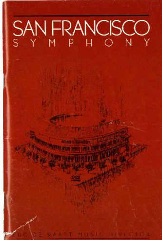 San Francisco Symphony, Sixty-ninth Season 1980-1981, 4-7 March thumbnail