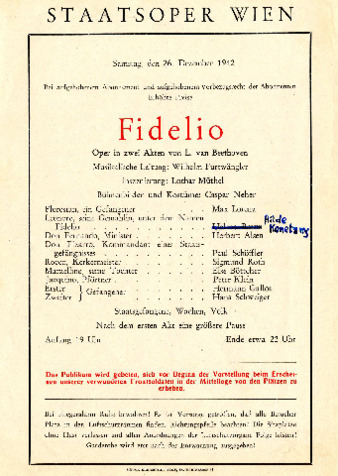 Fidelio, opera in two acts by Beethoven thumbnail