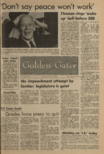 Golden Gater 13 November 1963 thumbnail