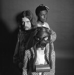 Student's photo shoot with gas mask thumbnail