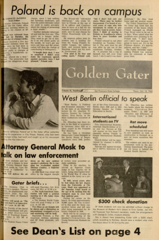 Golden Gater 18 October 1962 thumbnail